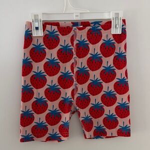 Hanna Andersson Red and Blue Strawberry Kids Shorts